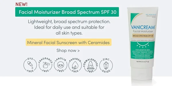 Vanicream Facial Moisturizer Broad Spectrum SPF 30 - Image 2