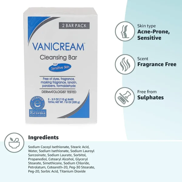 Vanicream Cleansing Bar - Image 5